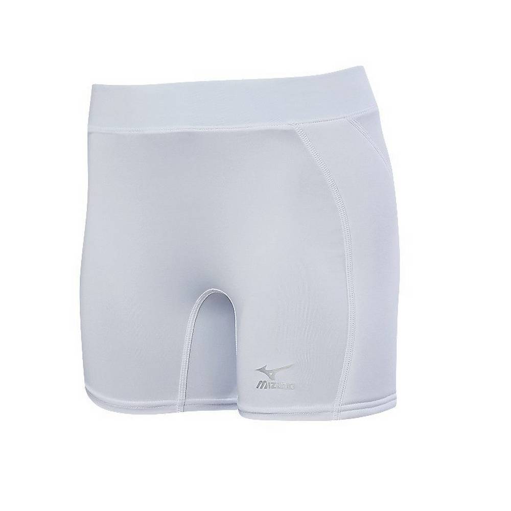 Calções Mizuno Baixo Rise Padded Sliding - Mulher - Branco - JMUYN8597